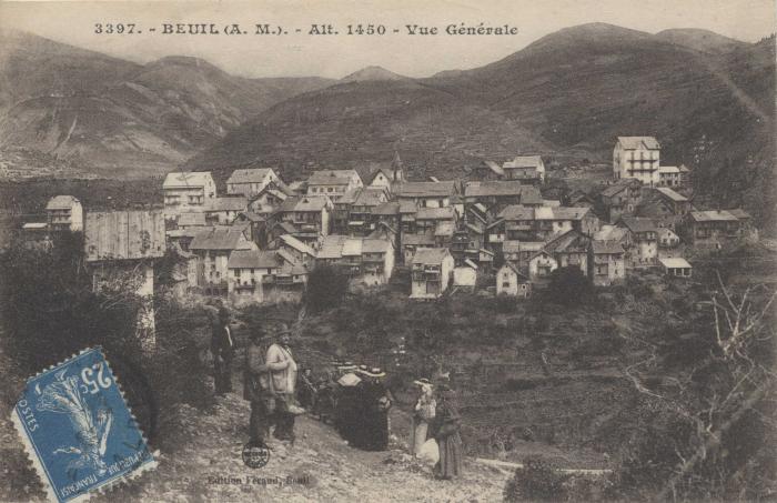 3397 - Beuil (A.-M.) (alt. 1450m) - vue générale