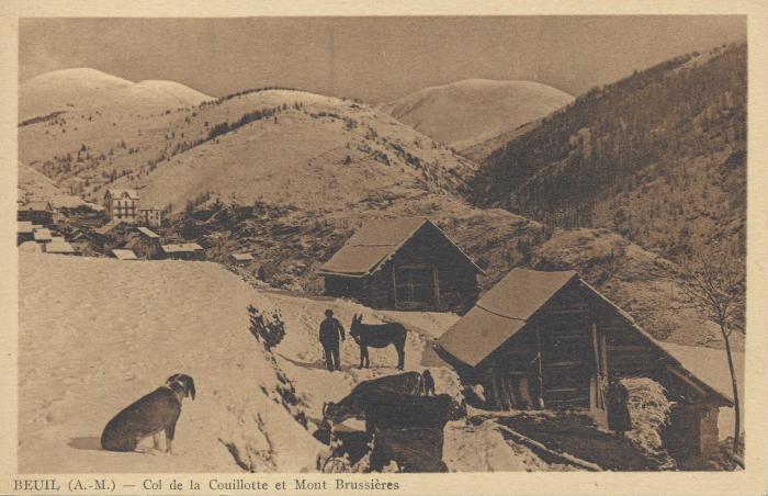 Beuil Col de la Couillotte et Mont Brussières
