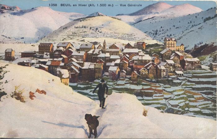 1358 - Beuil en hiver (1500 m)