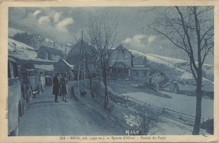 352. Beuil (A.-M.) alt 1450 m -Sports d'hiver-  Entrée du Pays